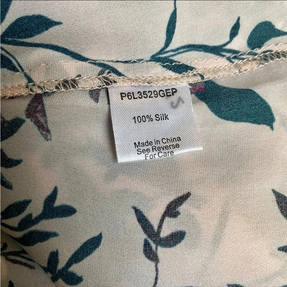 Parker Lianna Silk Floral Cold Shoulder Ruffle Dress XS Pink Wedding Guest - Picture 14 of 14